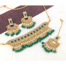 Sai Fashion Gold Plated Kundan And Beads Necklace Set