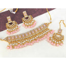 Sai Fashion Gold Plated Kundan And Beads Necklace Set