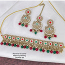 Sai Fashion Gold Plated Pearl & Beads Choker Necklace Set