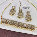 Sai Fashion Gold Plated Pearl & Beads Choker Necklace Set