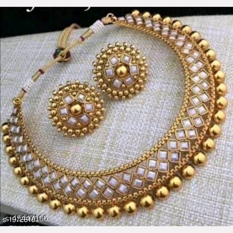 Sai Fashion Gold Plated Necklace Set