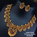 Sai Fashion Gold Plated Pota Stone Necklace Set