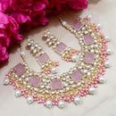 Shagna Gold Plated Meenakari & Kundan Beads Necklace Set