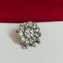 Shringarstreet Oxidised Plated Adjustable Ring