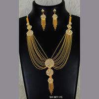 Mahavir Forming Gold Necklace Set  - SVI SET 175