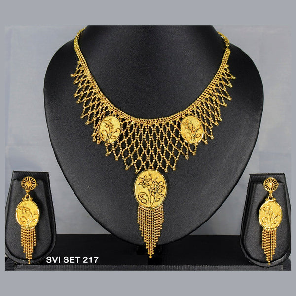 Mahavir Forming Gold Necklace Set  - SVI SET 217