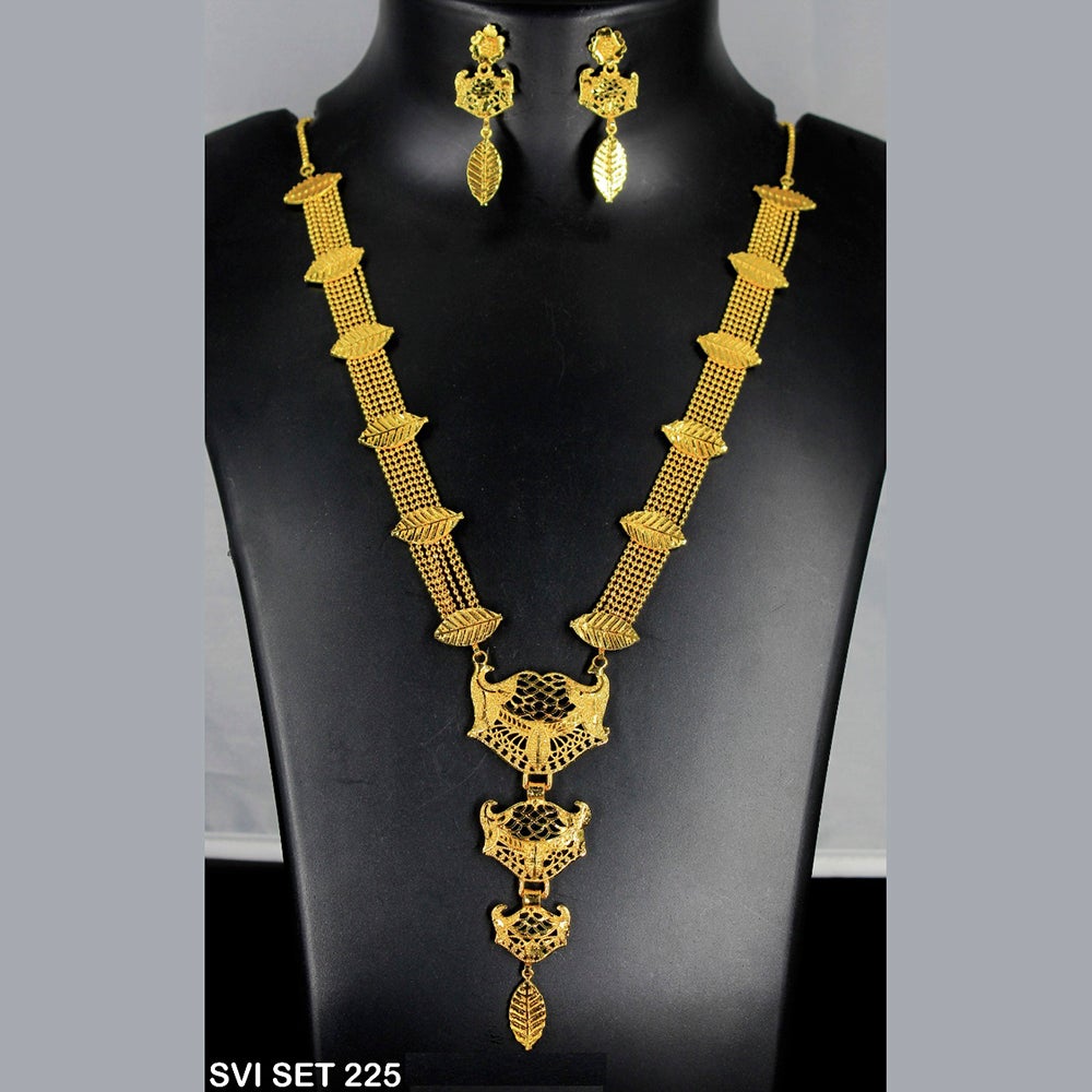 Mahavir Forming Gold Necklace Set - SVI SET 225