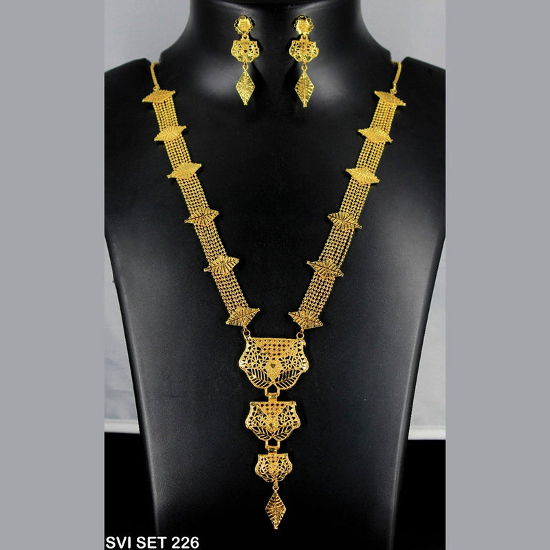 Mahavir Forming Gold Necklace Set - SVI SET 226