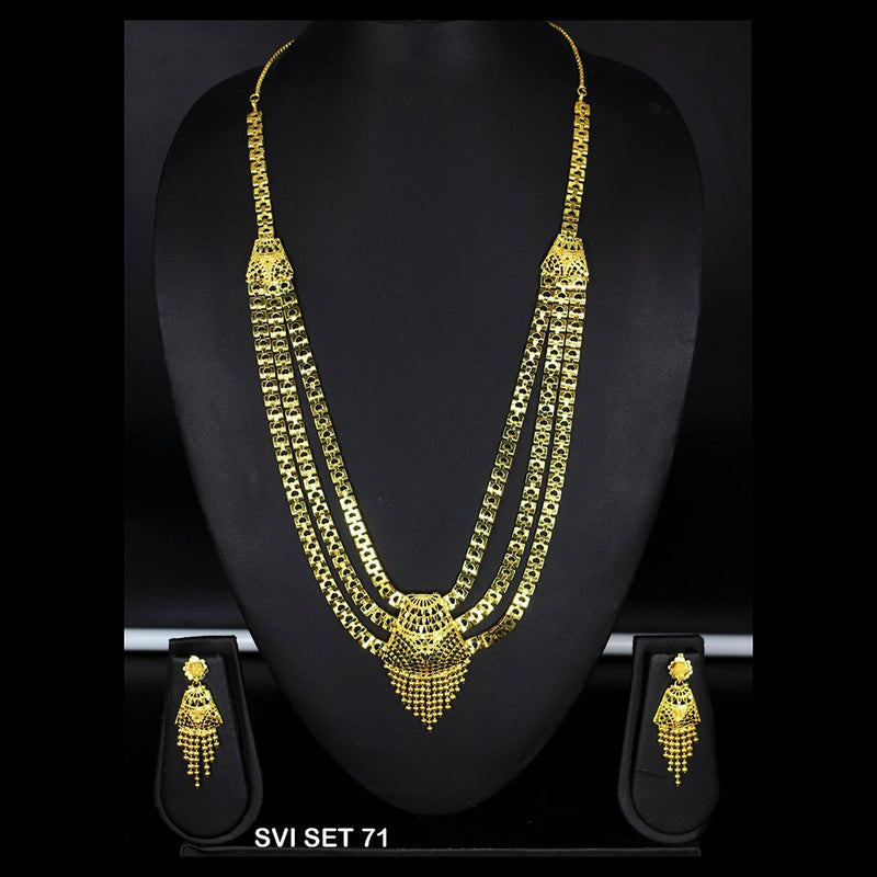 Mahavir Forming Gold Necklace Set - SVI SET 71