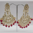 Shreeji Kundan Stone Gold Plated Dangler Earrings - ShreejiEar27