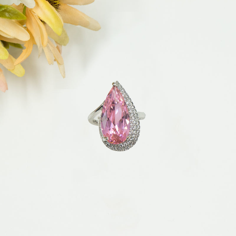 Nipura Silver Pink Ring