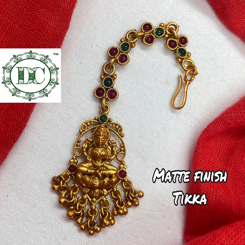 Diksha Collection Gold Plated Maang Tikka