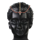 Etnico 18K Gold Plated Kundan Studded Bridal Matha Patti/Maang Tikka for Women (T2045M)