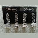 Tahura Oxidized Plated Pack Of 24  Jhumki Earrings ( Assorted Design ) - TAHEAR65