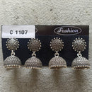 Tahura Oxidized Plated Pack Of 24  Jhumki Earrings - TAHEAR85