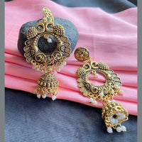 Mahavir Gold Plated Dangler Earrings