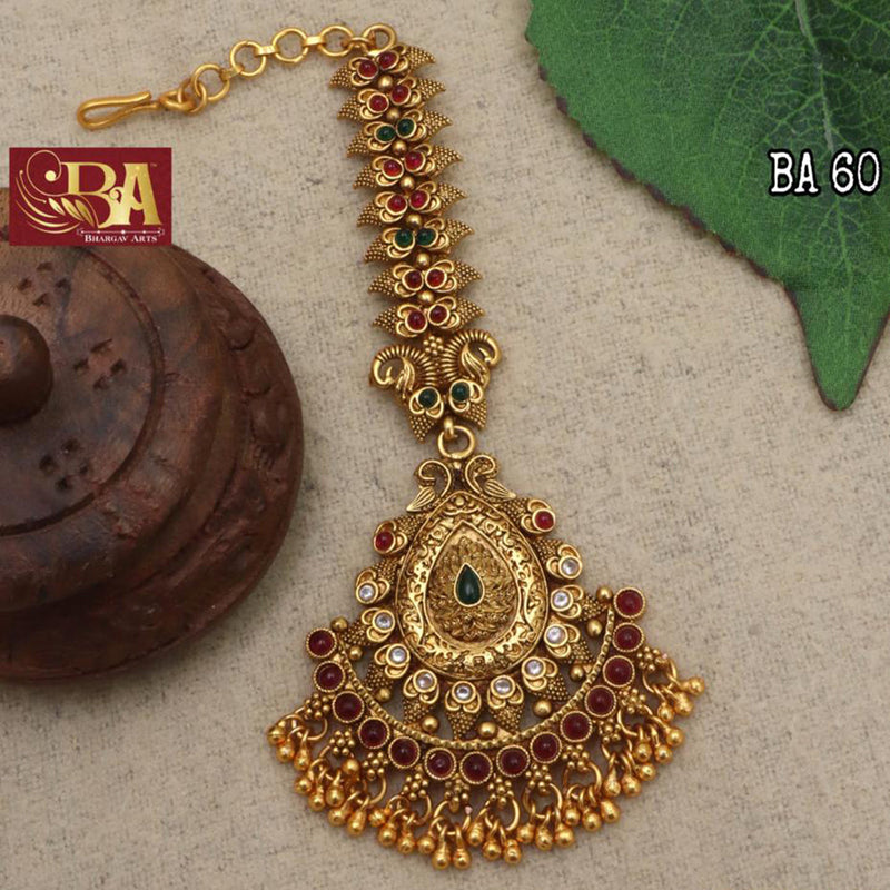 Bhargav Arts Gold Plated Maangtika