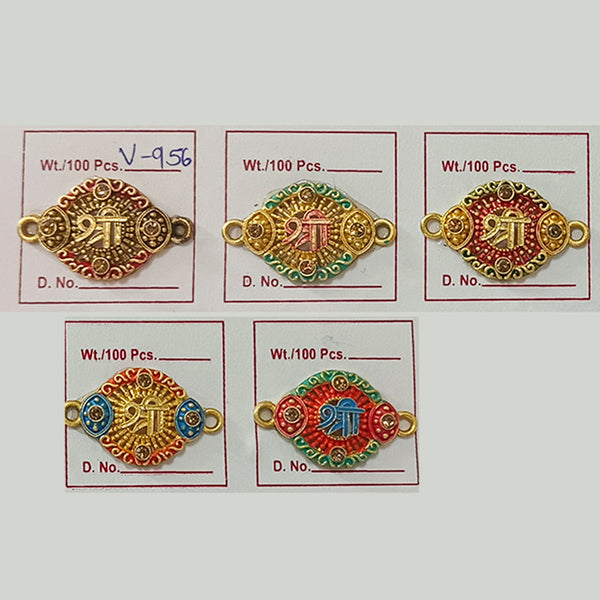 Jeet International Charms for Jewellery, Bracelet / Pendant and Rakhi Making,and DIY,- V-956