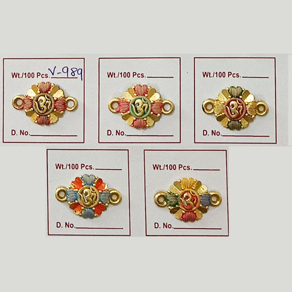 Jeet International Charms for Jewellery, Bracelet / Pendant and Rakhi Making,and DIY - V-987