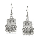 Mahi Rhodium Plated Traditional Jhumki Earrings for Womens(VECJ100222)