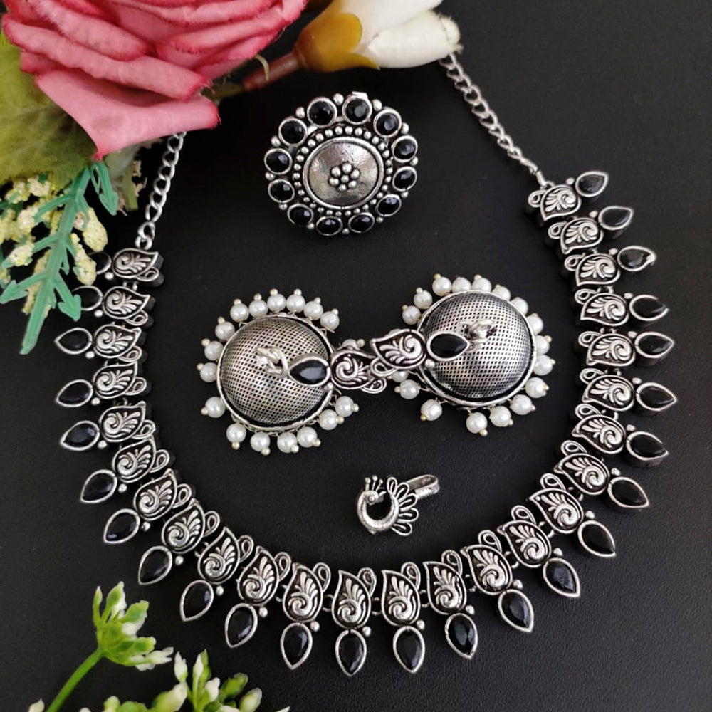 Vaamika Oxidized Plated Jewellery Combo