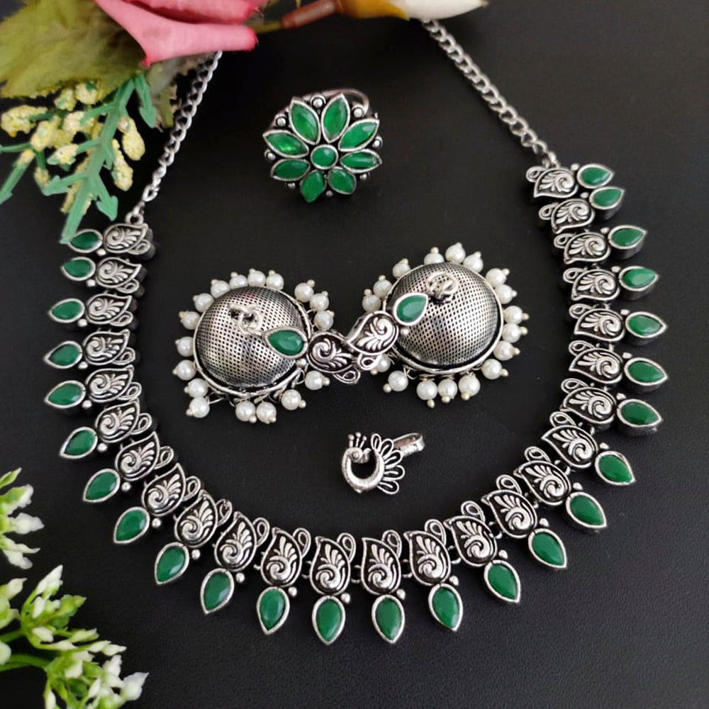 Vaamika Oxidized Plated Jewellery Combo
