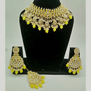 Vaamika Gold Plated Kundan Stone & Meenakari Necklace Set