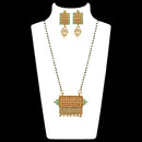 Mahi Long Chain Mangalsutra Set with Kundan and Meenakari work for Women (VNCJ100264)