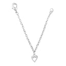 Mahi Heart Shaped Wrist Watch Charm Jewellery Accessorries for Women & Girls Jewellery (WC1001005R)