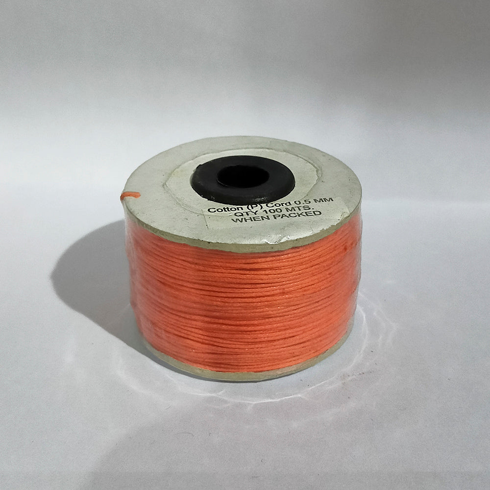 Kriaa Jewellery Making 0.5 MM Cotton Wax Cord 100 Mtr
