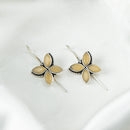 Nipura Yellow Pankhuri Drop Earrings