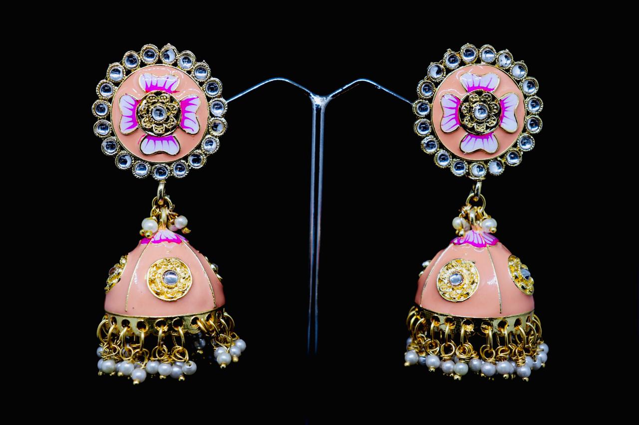 Midas Touch Gold Plated Jhumki Earrings - Z0131