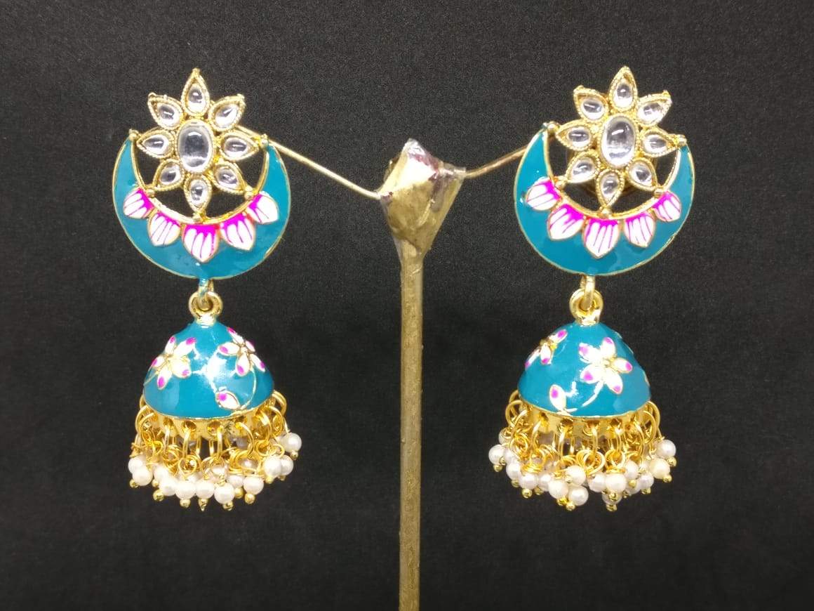 Midas Touch Gold Plated Jhumki Earrings - Z0134