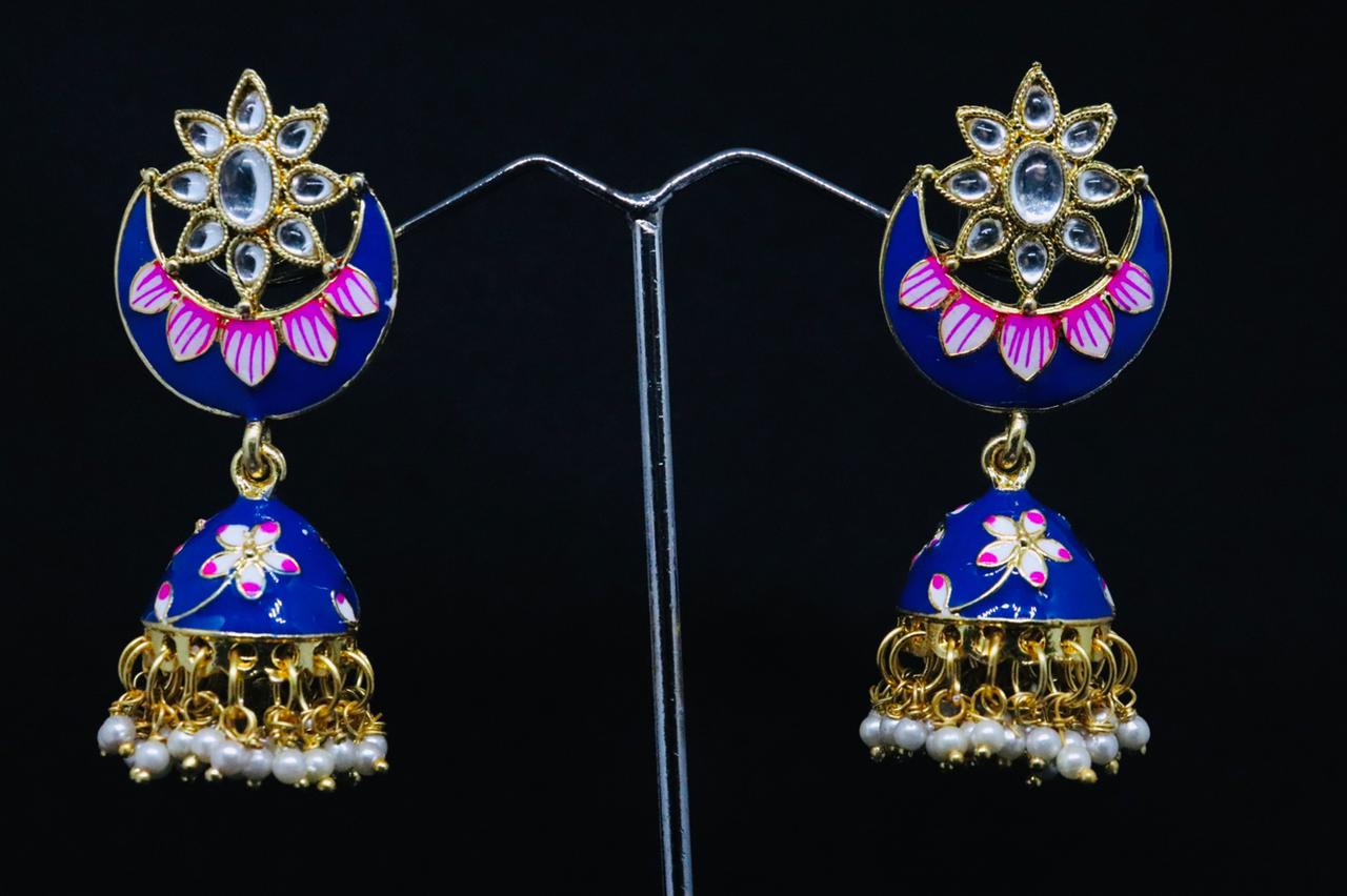 Midas Touch Gold Plated Jhumki Earrings - Z0134