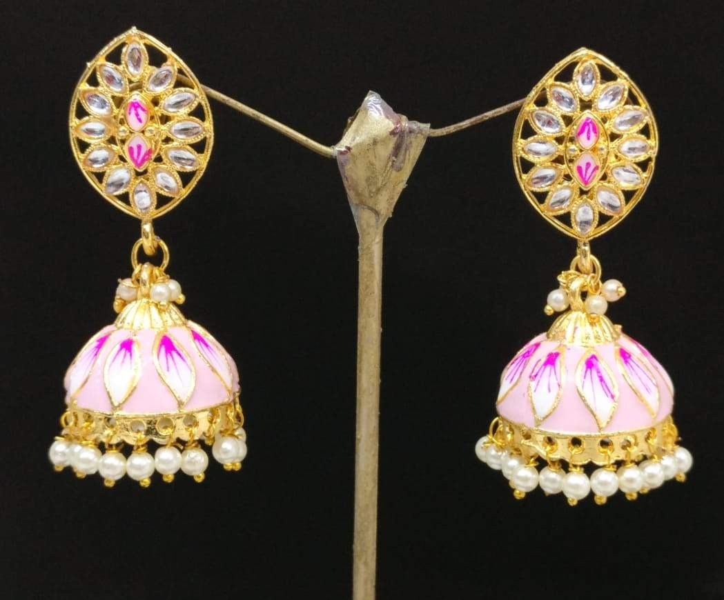 Midas Touch Gold Plated Jhumki Earrings - Z0135