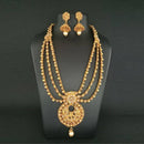 Real Creation Brown AD Stone Copper Necklace Set