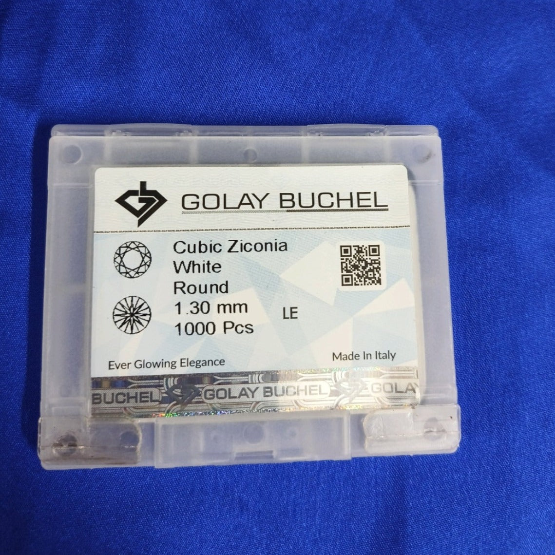 Golay Buchel Cubic Zirconia Round Shape Glass Chatons (0.80mm to 12mm)