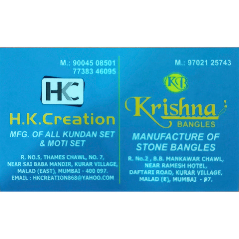 Hk Creation - Krishna Bangles - Rajwadi Collection