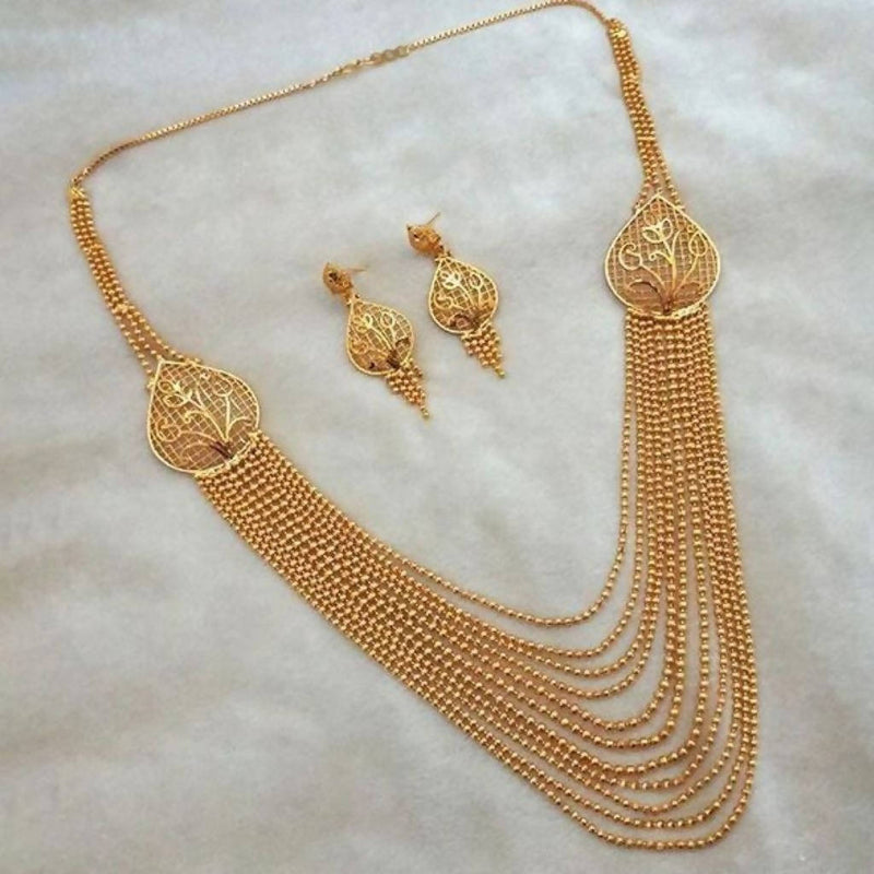 Kalyani Brass Forming Necklace Set